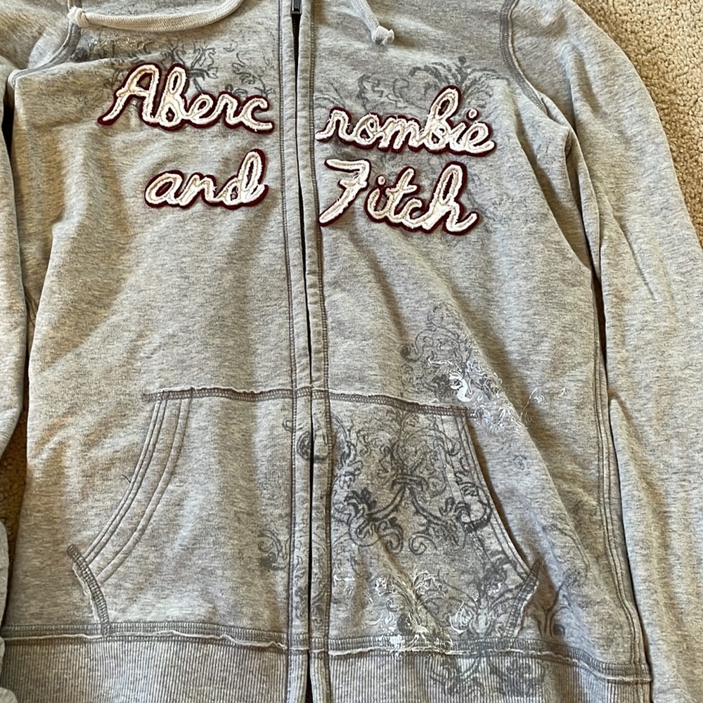 Abercrombie and Fitch gray hoodie